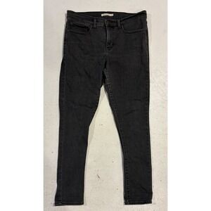 Levi's Women's Jeans Cotton Gray Size 31x30 Zip Solid Denim 311 Shaping Skinny